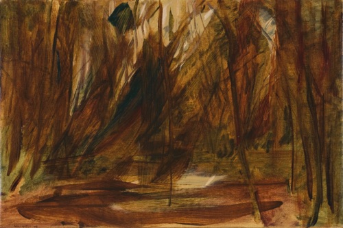 The Clearing, 12" x 18", oil on linen, 2008. The Clearing, 12" x 18", oil on linen, 2008.